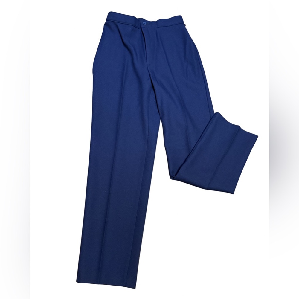 Bend Over Levi Strauss Navy Blue Sz 10‎ Petite NWT Vintage USA Trousers office